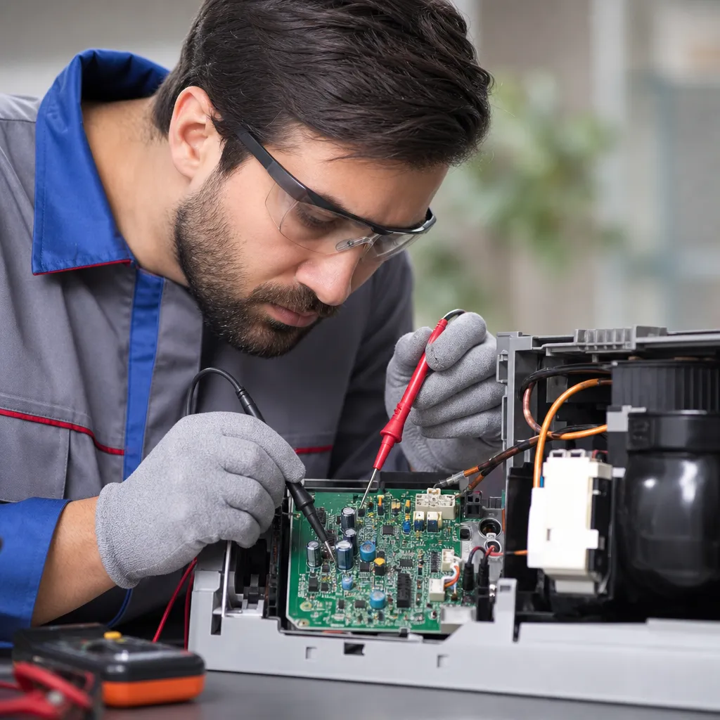 Eliminação de vazamento em freezer Electrolux em Maringá
